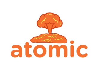 atomic logo design by AamirKhan