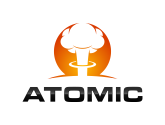 atomic logo design by lexipej