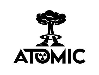 atomic logo design by jaize