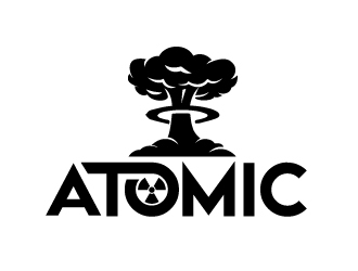 atomic logo design by jaize