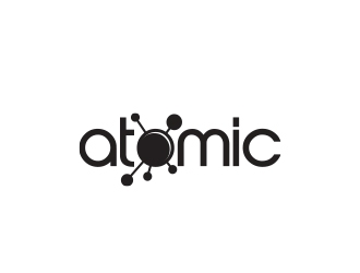 atomic logo design by MarkindDesign