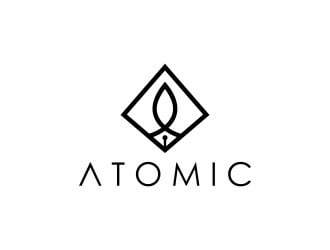 atomic logo design by amar_mboiss