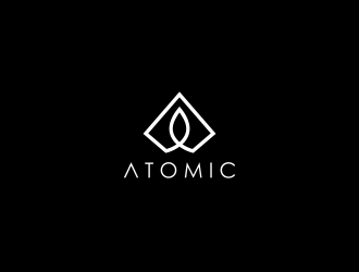 atomic logo design by amar_mboiss