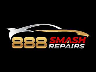 888 Smash Repairs logo design by kgcreative