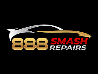 888 Smash Repairs logo design by kgcreative