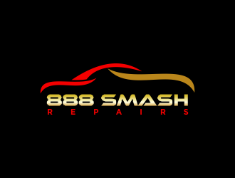 888 Smash Repairs logo design by Greenlight