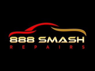 888 Smash Repairs logo design by Greenlight