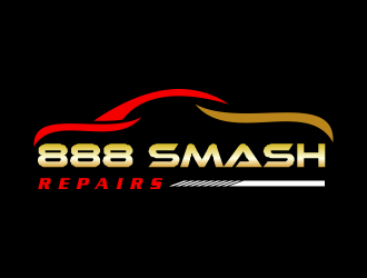 888 Smash Repairs logo design by Greenlight