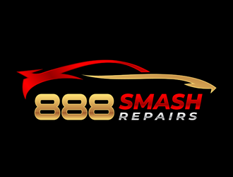 888 Smash Repairs logo design by kgcreative