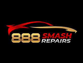 888 Smash Repairs logo design by kgcreative