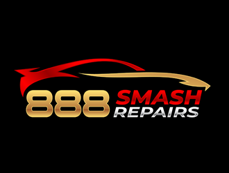 888 Smash Repairs logo design by kgcreative