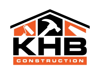 KHB Construction or Kitchen   Home   Bath inc  logo design by jaize