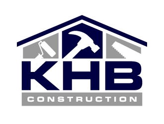 KHB Construction or Kitchen   Home   Bath inc  logo design by jaize