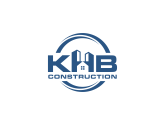 KHB Construction or Kitchen   Home   Bath inc  logo design by violin