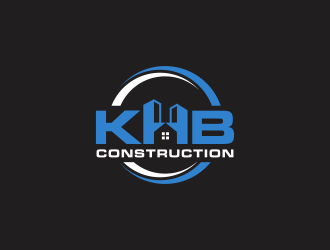 KHB Construction or Kitchen   Home   Bath inc  logo design by violin