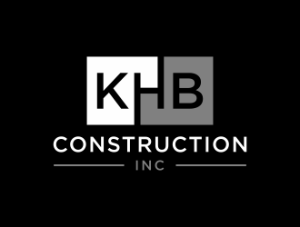 KHB Construction or Kitchen   Home   Bath inc  logo design by menanagan