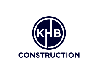 KHB Construction or Kitchen   Home   Bath inc  logo design by zoominten