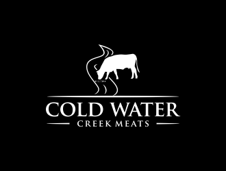 Cold Water Creek Meats logo design by oke2angconcept