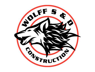 Wolff S & D Construction logo design by Ultimatum