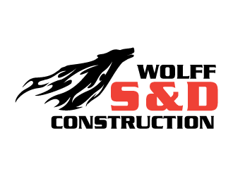 Wolff S & D Construction logo design by Ultimatum