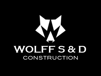 Wolff S & D Construction logo design by kunejo