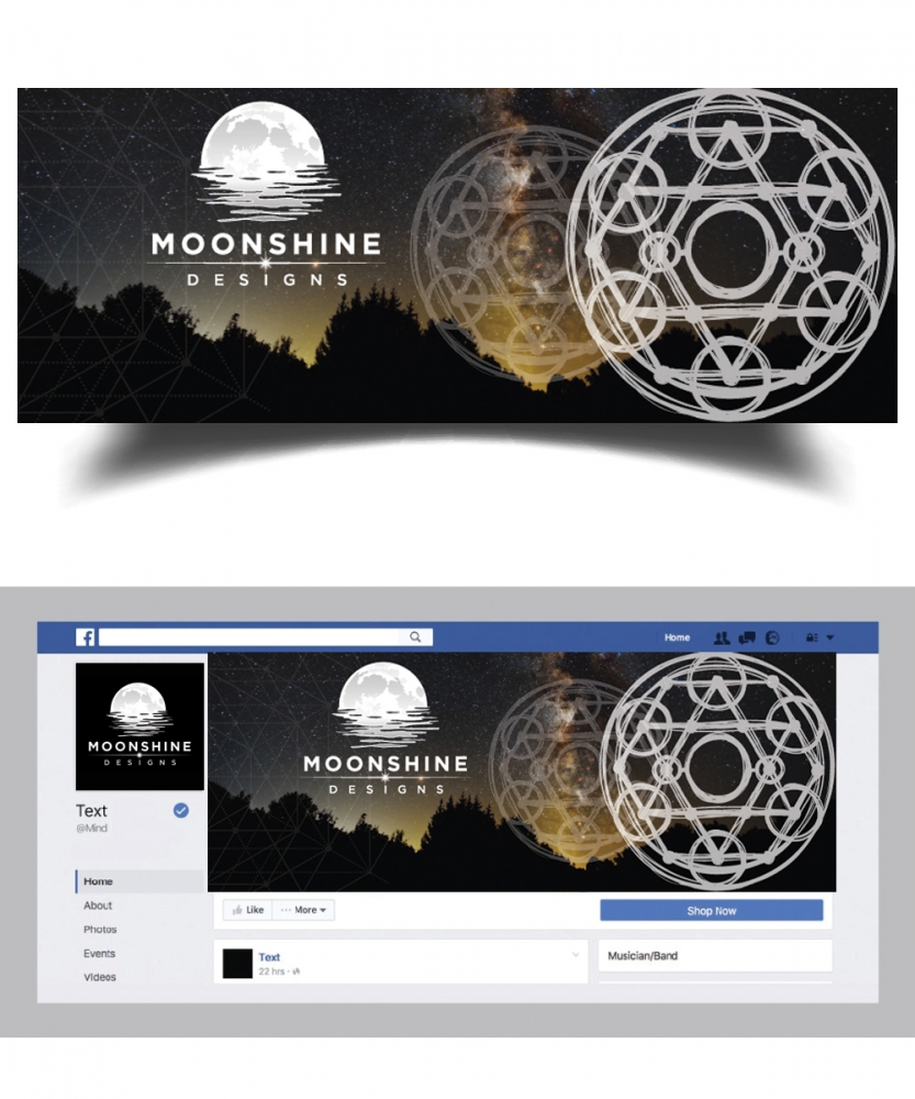 Moonshine Designs logo design by Upoops