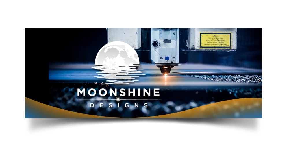 Moonshine Designs logo design by PANTONE