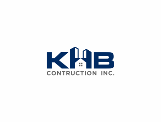 KHB Construction or Kitchen   Home   Bath inc  logo design by violin