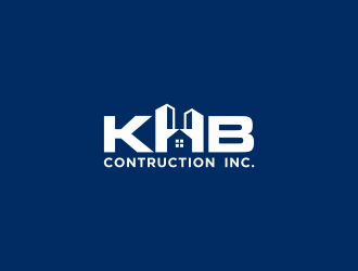 KHB Construction or Kitchen   Home   Bath inc  logo design by violin