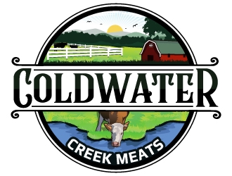 Cold Water Creek Meats logo design by Suvendu