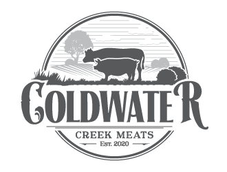 Cold Water Creek Meats logo design by boybud40