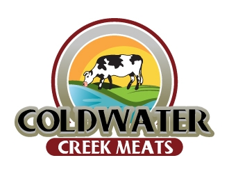 Cold Water Creek Meats logo design by Suvendu