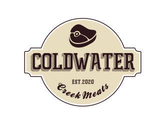 Cold Water Creek Meats logo design by xorn