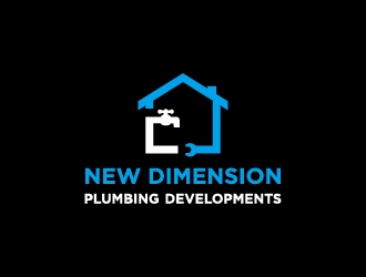 New Dimension Plumbing & Developments logo design by pilKB