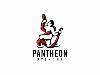 Pantheon Pythons  logo design by mrdesign