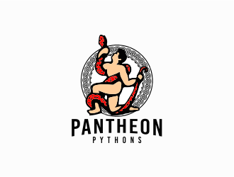 Pantheon Pythons  logo design by mrdesign