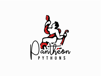 Pantheon Pythons  logo design by mrdesign