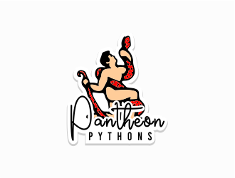 Pantheon Pythons  logo design by mrdesign