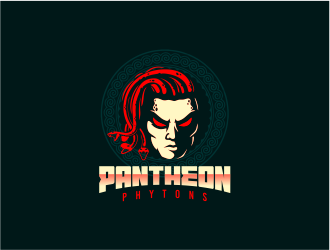 Pantheon Pythons  logo design by mrdesign