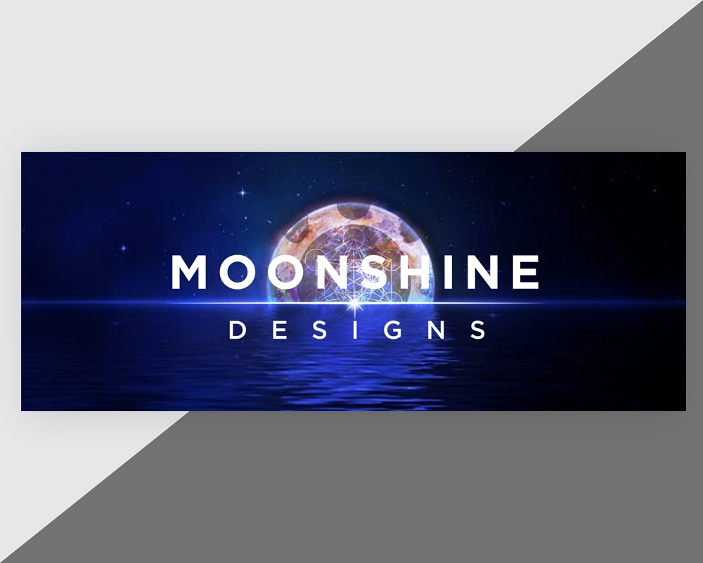 Moonshine Designs logo design by enzidesign