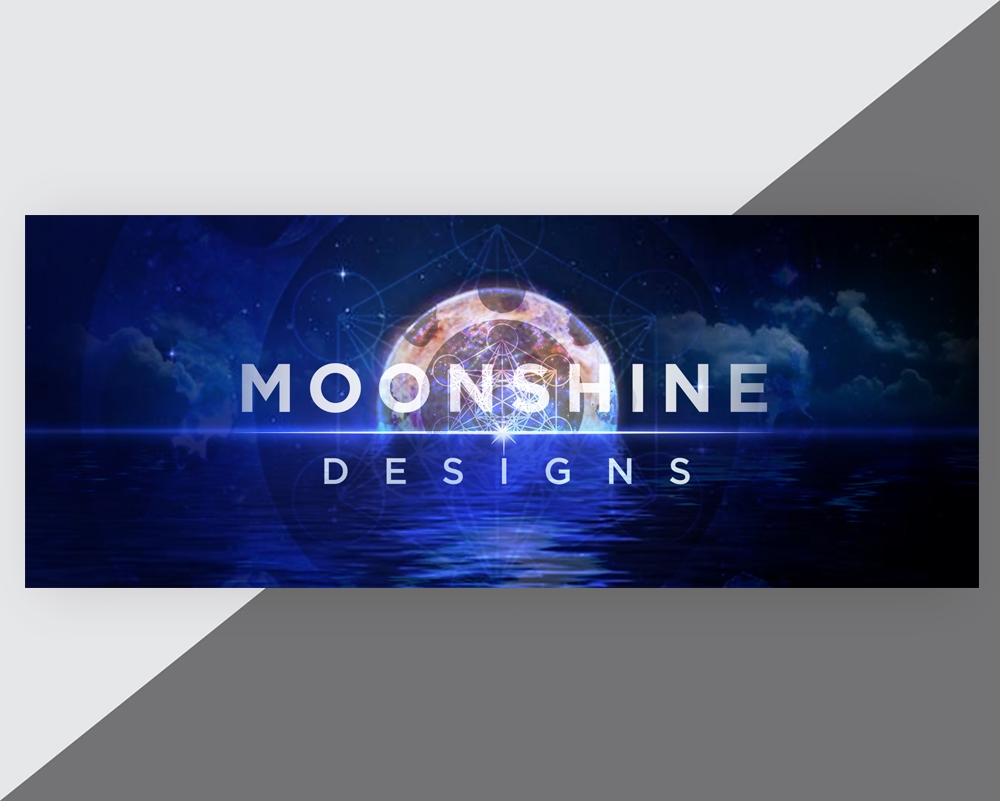 Moonshine Designs logo design by enzidesign