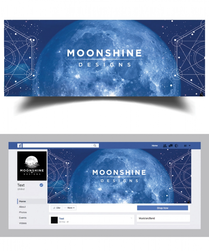 Moonshine Designs logo design by Upoops