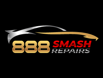 888 Smash Repairs logo design by kgcreative