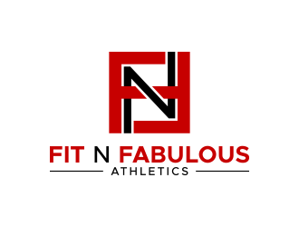 FIT N FABULOUS ATHLETICS logo design by lexipej