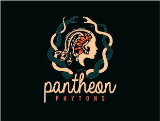 Pantheon Pythons  logo design by mrdesign