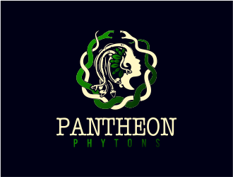 Pantheon Pythons  logo design by mrdesign