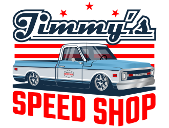 Jimmy’s Speed Shop logo design by brandshark