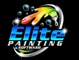 Elite Painting & Softwash Logo Design - 48hourslogo