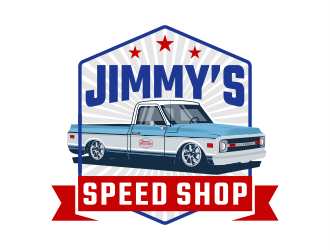 Jimmy’s Speed Shop logo design by brandshark