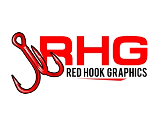 Red hook graphics logo design by MAXR